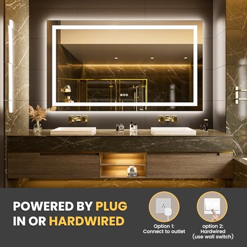 68"X36" LED Bathroom Mirror with Lights