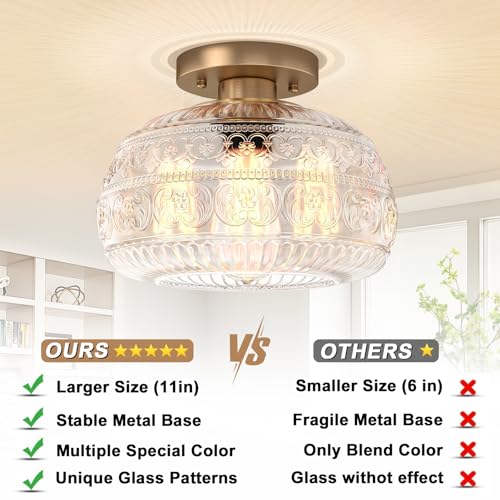 11" Flush Mount Ceiling Light