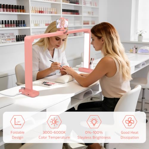 Half Moon Light for Nail Desk