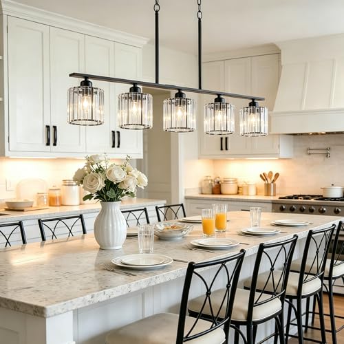 36" Black Chandeliers for Dining Room