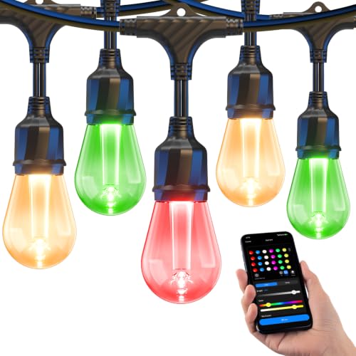 Smart Outdoor String Lights 123FT (123FT)