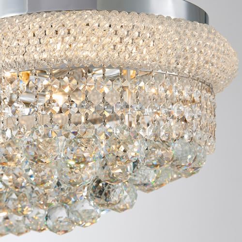 Modern Rectangle Ceiling Crystal Chandelier