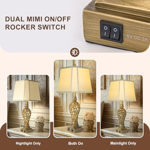 28.5'' Table Lamps Set of 2 for Living Room (2 Count)