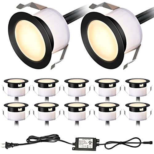 LED Deck Light Kits Warm White (12 Count)
