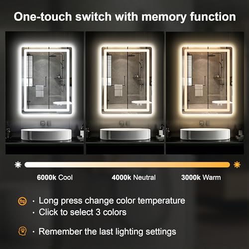 LED Bathroom Mirror with Lights