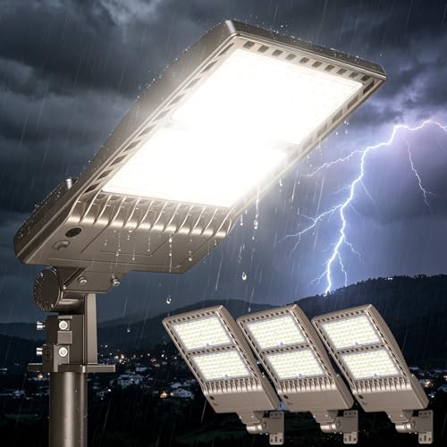 4Pack 320W LED Parking Lot Light Dusk to Dawn 320W