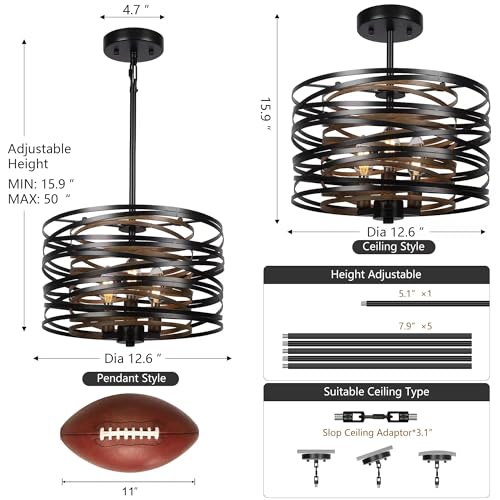 3 Light Dining Room Chandelier