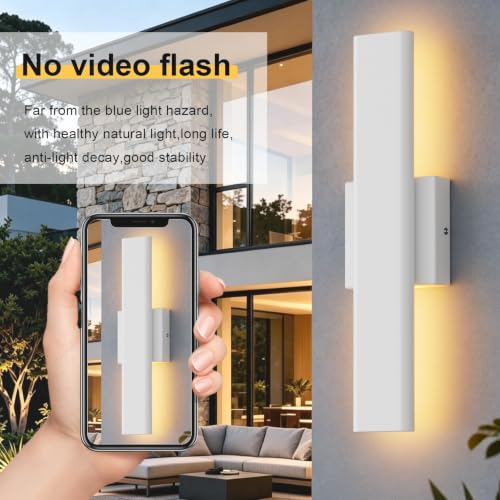 15.7" LED Outdoor Wall Sconce