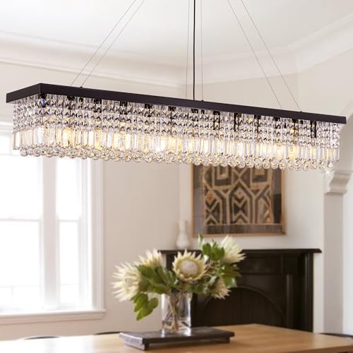 59 inch Modern Crystal Chandelier