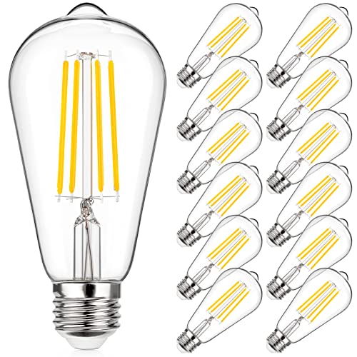 Vintage LED Edison Bulbs 60 Watt Equivalent (12 Count)