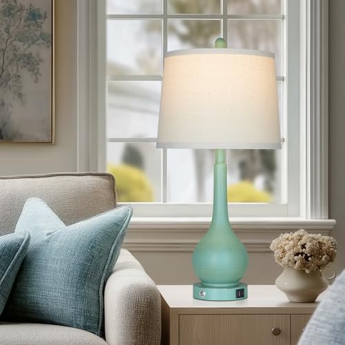 26" Farmhouse Table Lamps for Living Room Set of 2 (2 Count)
