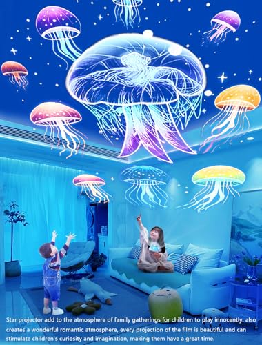 Projector Night Light for Kids + 21 Sets of Films