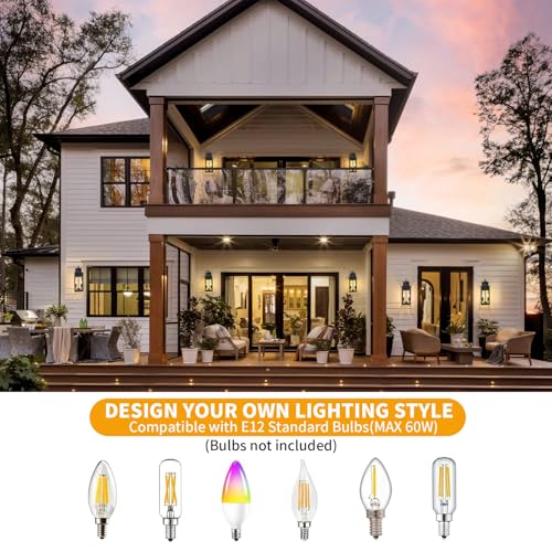 18'' Large Outdoor Wall Lights 2 Packs (2 Count)