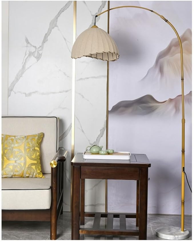 Floor Lamp Wabi-sabi Style Floor Lamp Living Room Study Tea Room B&B Retro Zen Bedroom Bedside Creative Chinese Table Lamp Floor Lamps for Living Room