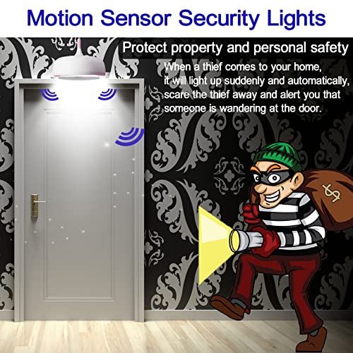 Radar Motion Sensor Outdoor Flood Light Bulbs (2 Count)