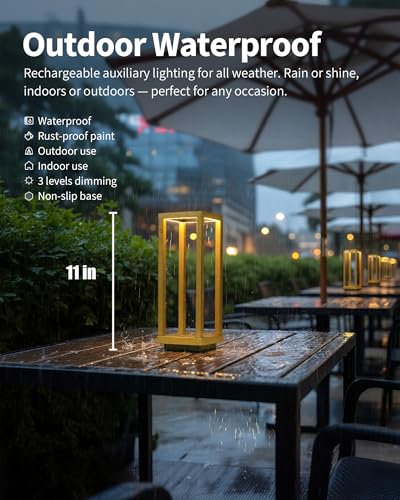 Cordless Waterproof Table Lamps