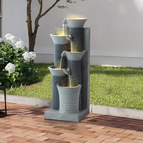 5 Tier Outdoor Indoor Water Feature Fountain