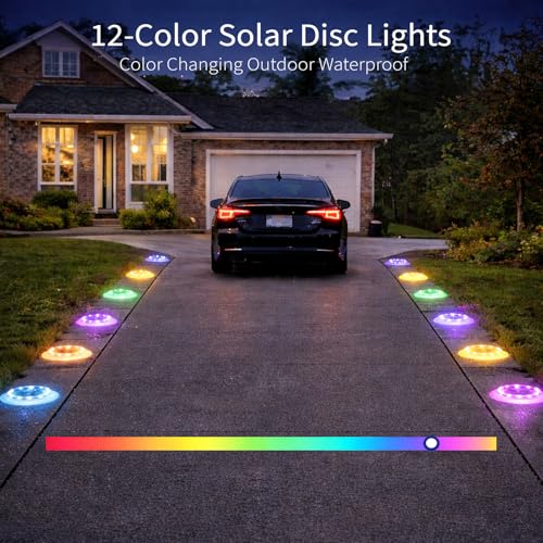 Solar Driveway Lights (8 Count)