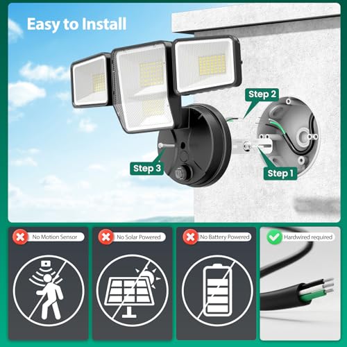 70W Dusk to Dawn Flood Lights Outdoor Lighting