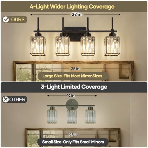Modern Crystal Bathroom Vanity Light 4