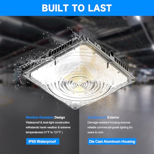 LED Canopy Light 60W (60W 1PACK ADJUSTABLE)