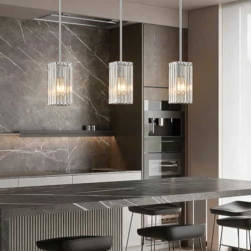 Modern Crystal Pendant Lights Kitchen Island