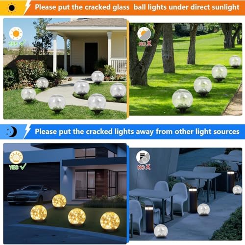 Solar Garden Lights Outdoor Waterproof (6 Count)