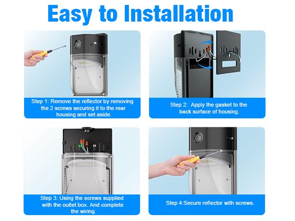 30W LED Wall Pack Light (6 Count)