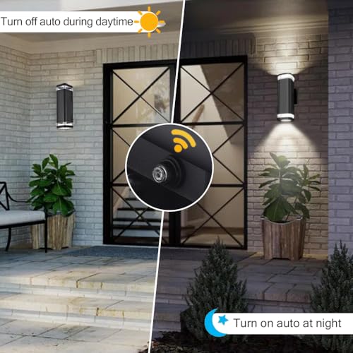 Dusk to Dawn Outdoor Wall Lights (2 Count)