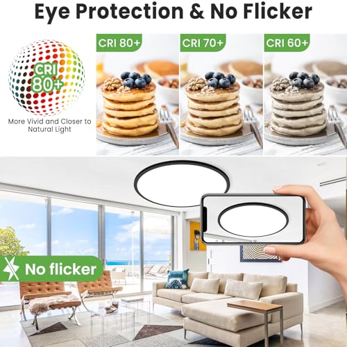 20 inch LED Flush Mount Ceiling Light