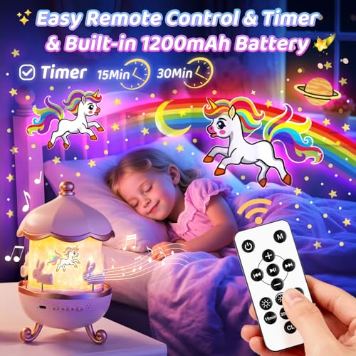 Unicorn Night Light for Kids