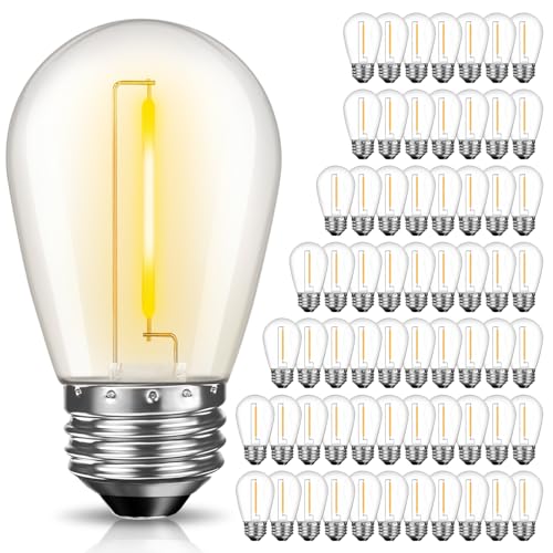 64 Pack LED S14 Replacement Light Bulbs (64 Count)