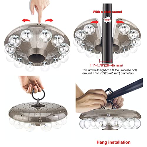 Umbrella Lights Battery Operated