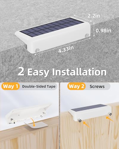 Solar Deck Lights 8 Pack (8 Count)