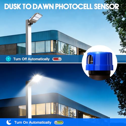 200W LED Parking Lot Light Trunnion Mount 30000LM 5000K 85