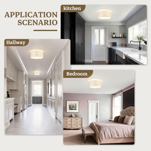 13Inch Modern Semi Flush Mount Ceiling Light