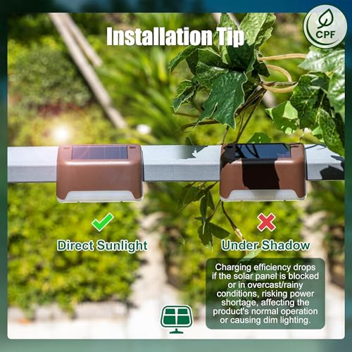 Solar Deck Lights Outdoor 16 Pack (16 Count)