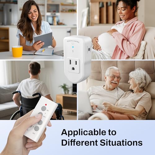 Wireless Remote Control Outlet Electrical Switch for Lights