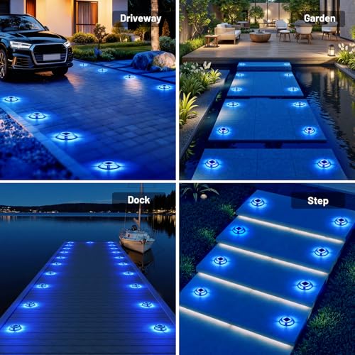 Solar Driveway Lights (8 Count)