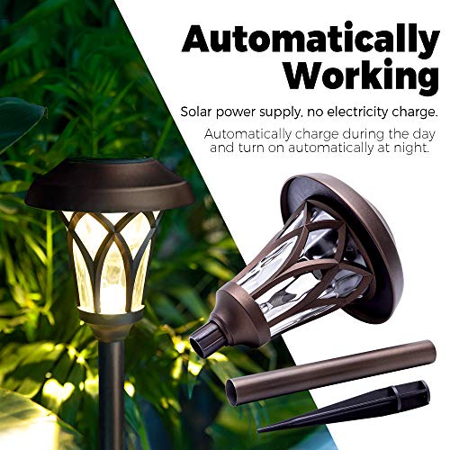 Solar Pathway Lights Outdoor (6 Count)