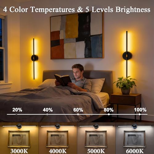 Battery Operated Wall Sconce Set of 2 (2 Count)
