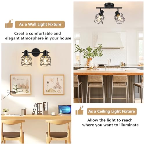 2 Lights Kitchen Light Fixtures Ceiling Mount