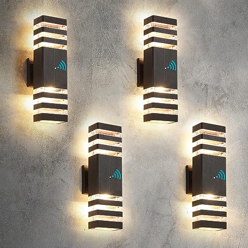 Dusk to Dawn Outdoor Light Fixture Outdoor Wall Lights (4 Count)