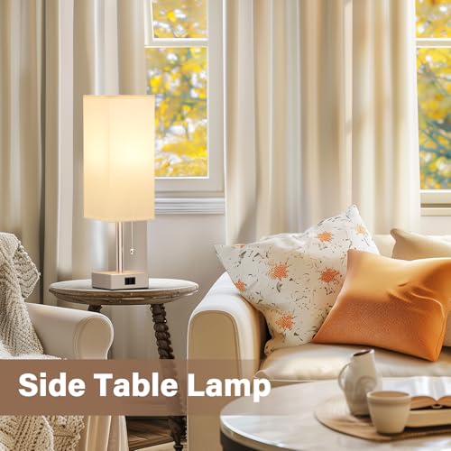 Bedside Lamp for Bedroom Set of 2 (2 Count)