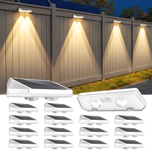 Solar Fence Lights Outdoor