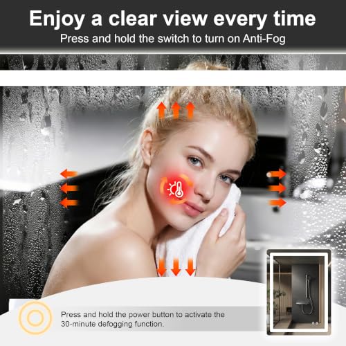 LED Bathroom Mirror with Lights