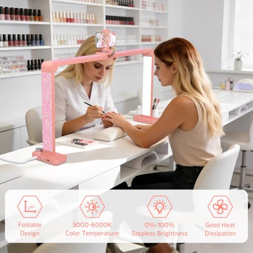Half Moon Light for Nail Desk