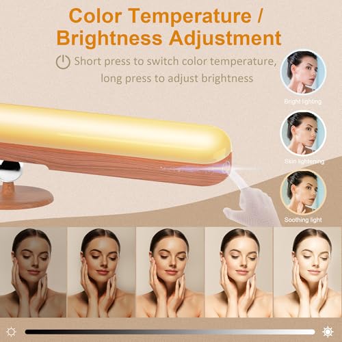 2 Pack Rechargeable Vanity Lights for Mirror (4 Count)