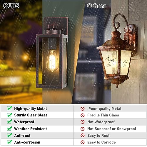 Outdoor Wall Light Fixtures (2 Count)