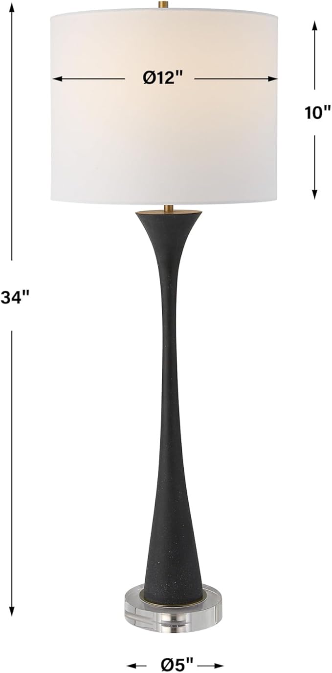 Uttermost Fountain - 1 Light Buffet Lamp-34 Inches Tall and 12 Inches Wide